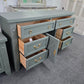 Pewter green farmhouse dresser