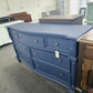 Navy blue 7 drawers dresser