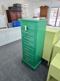 Ethan allen green lacquered lingerie chest