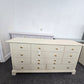 Stanley 11 drawers beige dresser