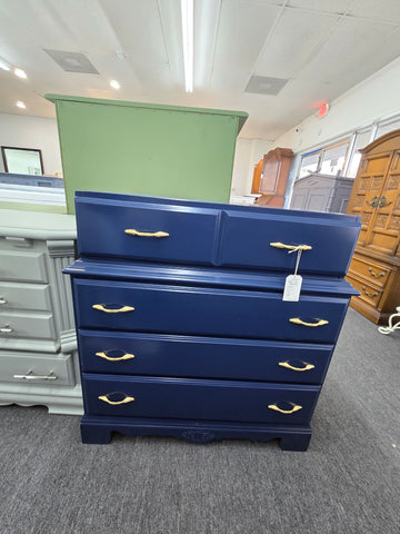 Solid wood Kincaid blue chest