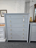 Solid wood Kincaid gray chest