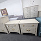 Cream pair of nightstands