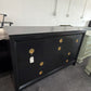 Pulaski black lacquered dresser