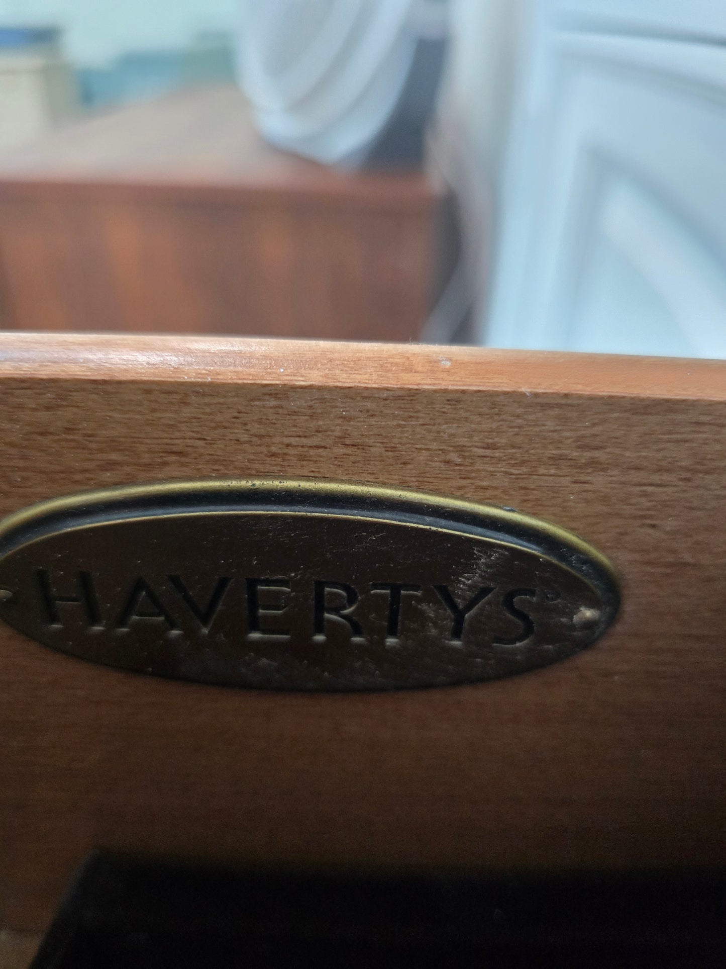 Havertys solid wood white dresser
