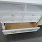 Cute white 5 drawers dresser/stand