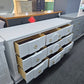 Kathy Ireland vintage white dresser