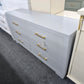 6 drawers gray dresser