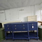 Solid wood navy blue buffet