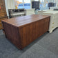 Solid wood MCM desk