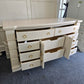 10 drawers beige dresser