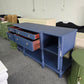 Solid wood navy blue buffet