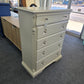 Broyhill off white chest of drawers