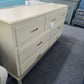 7 drawers beige dresser