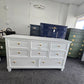 White lacquered "new classic" dresser