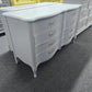 Dixie light gray french provincial dresser