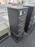 Black matte lingerie chest