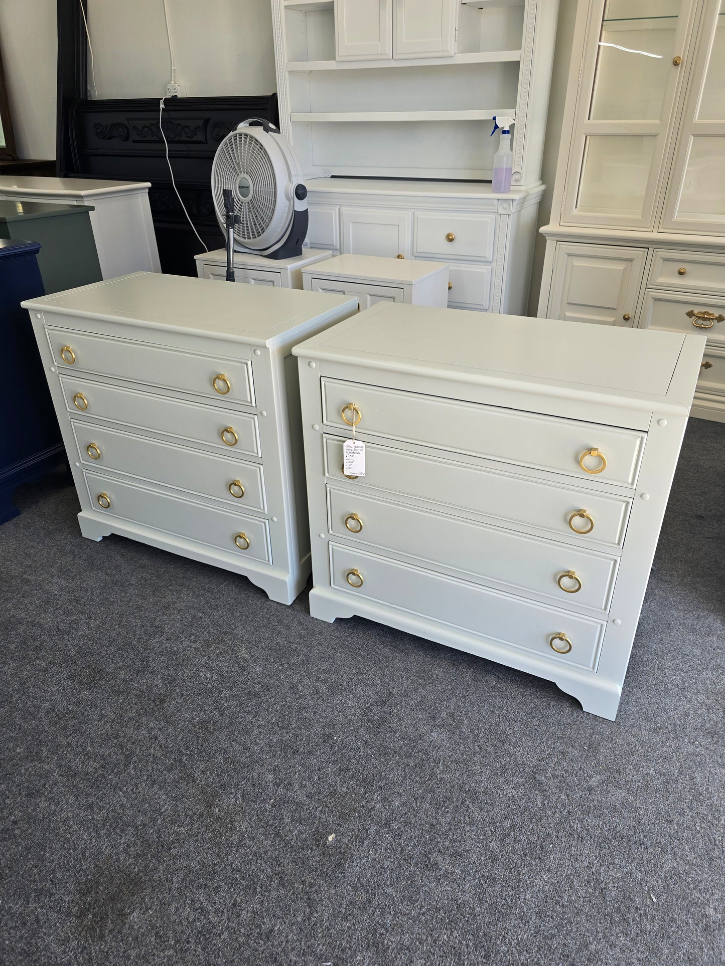 Link Taylor gray pair of nightstands