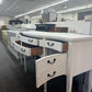 Solid wood white Distressed buffett