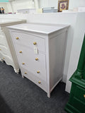 4 drawers pale pink chest