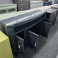 Dark blue Lacquered TV stand