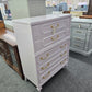 Regency lavender lacquer chest