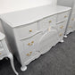 Antique blue Lacquered dresser