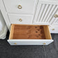 American signature white lacquered dresser