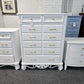 Super cute white 4 drawers chest
