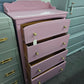 Antique purple chest