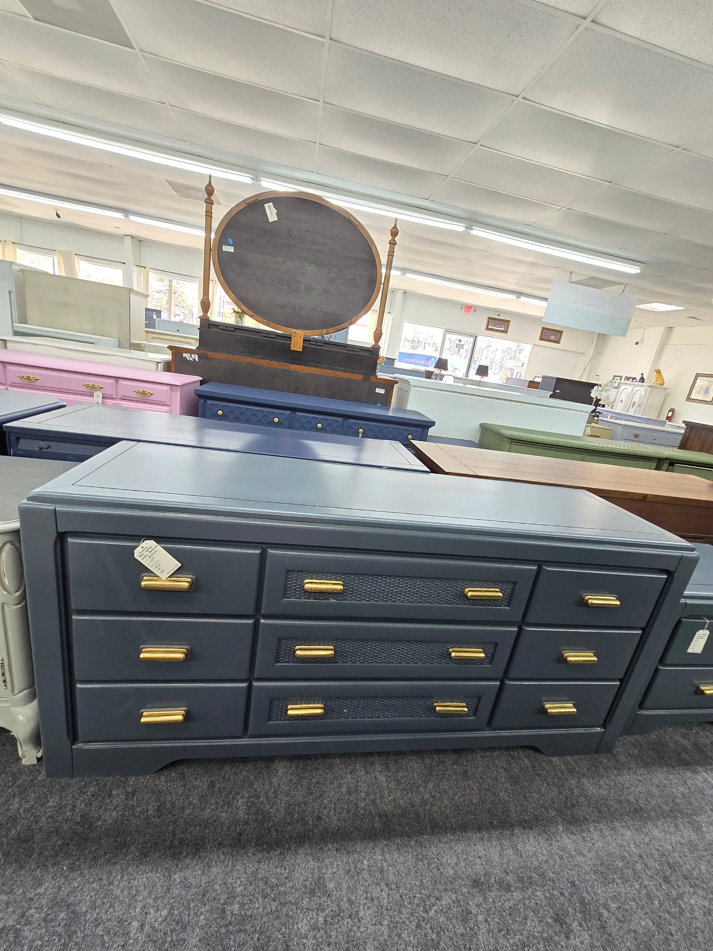 Vaughan gray dresser