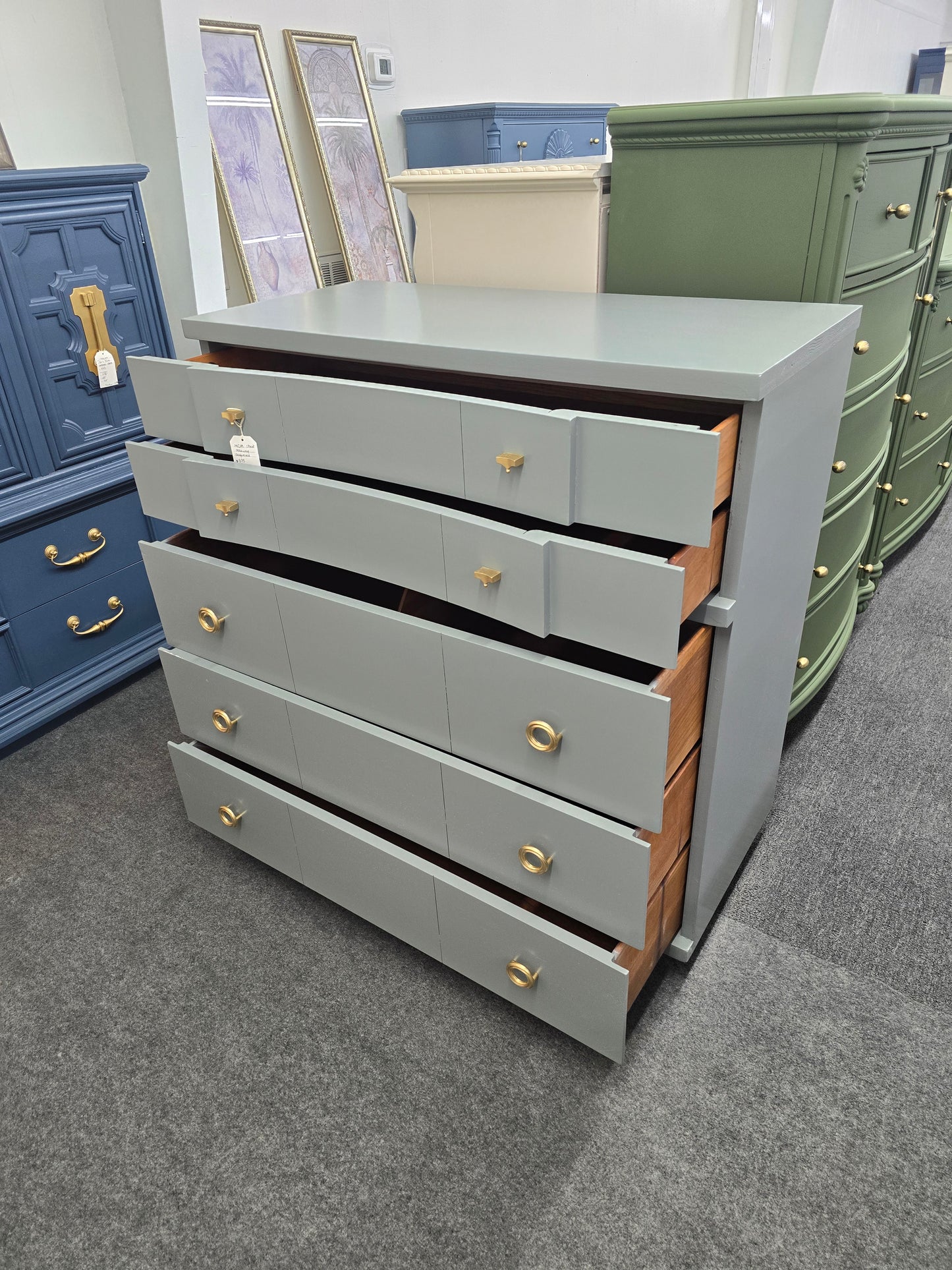 MCM Kent Coffey solid wood chest