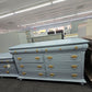 Solid wood cute blue dresser
