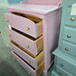 Antique purple chest