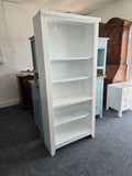 White bookshelf