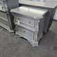 Liberty green gray lacquered nightstand