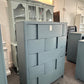 Dark blue 5 drawers layered chest