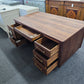 Solid wood MCM desk