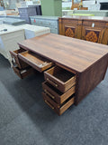 Solid wood MCM desk