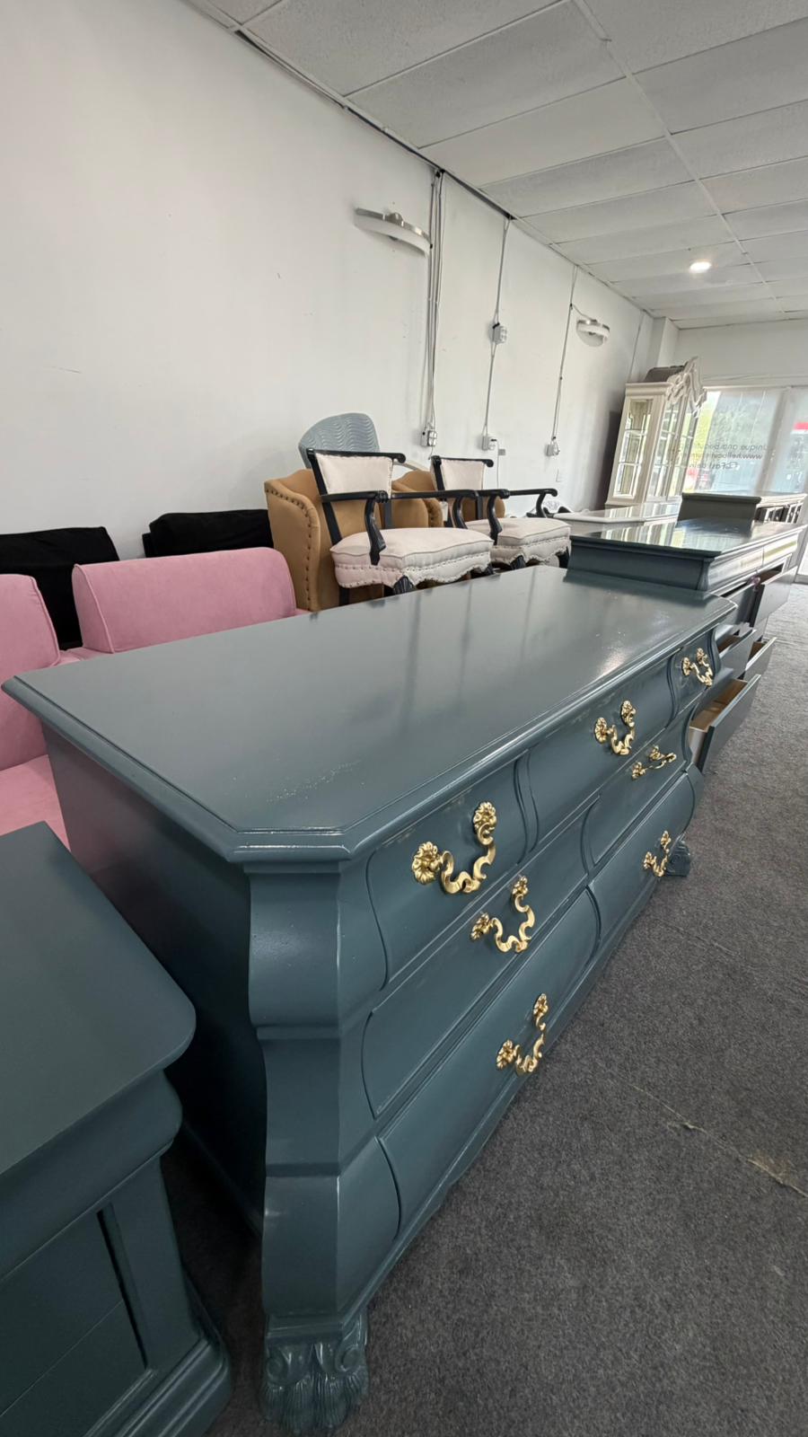 Century dark night lacquered bombay dresser