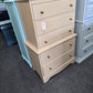 Antique beige 5 drawers chest