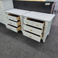 Kathy Ireland white pair of nightstands