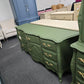 Secret garden green french provincial dresser