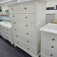 Thomasville alabaster lacquered tall chest