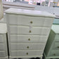 Stanley cream 5 drawers chest