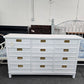 Stanley white 9 drawers dresser