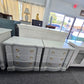 Big gray pair of nightstands