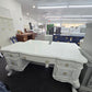 Beautiful alabaster desk carved