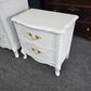 Bassett french provincial white nightstand