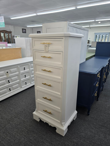 Bassett white lingerie chest